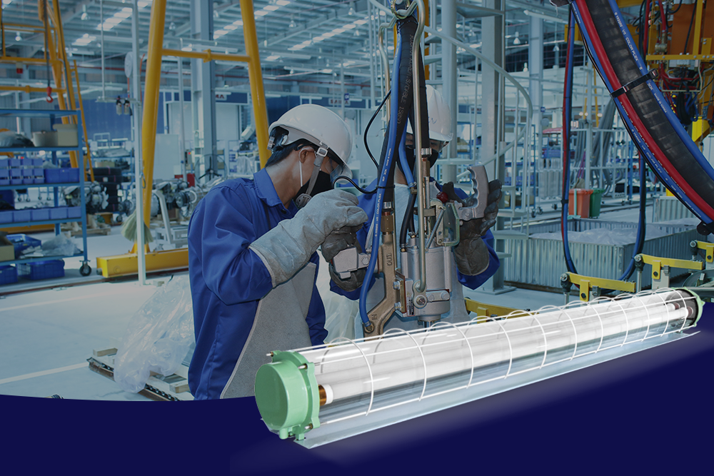 nhà máy sản xuất đèn chống nổ